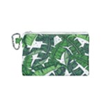 Banana Leaf Canvas Cosmetic Bag (Small)