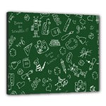 back to school doodles Canvas 24  x 20  (Stretched)