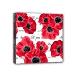 love poppies Mini Canvas 4  x 4  (Stretched)