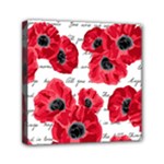 love poppies Mini Canvas 6  x 6  (Stretched)