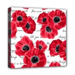 love poppies Mini Canvas 8  x 8  (Stretched)