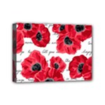 love poppies Mini Canvas 7  x 5  (Stretched)