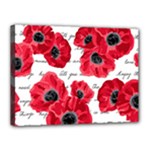 love poppies Canvas 16  x 12  (Stretched)