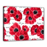 love poppies Canvas 20  x 16  (Stretched)