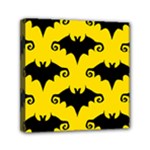 yellow bats Mini Canvas 6  x 6  (Stretched)