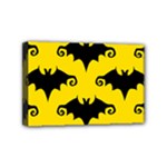 yellow bats Mini Canvas 6  x 4  (Stretched)