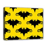 yellow bats Canvas 14  x 11  (Stretched)