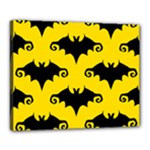 yellow bats Canvas 20  x 16  (Stretched)