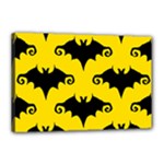 yellow bats Canvas 18  x 12  (Stretched)