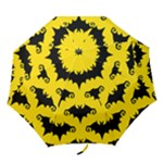 yellow bats Folding Umbrella