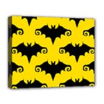 yellow bats Deluxe Canvas 20  x 16  (Stretched)