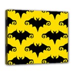 yellow bats Deluxe Canvas 24  x 20  (Stretched)