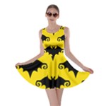 yellow bats Skater Dress