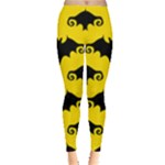 yellow bats Leggings 