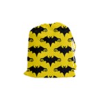 yellow bats Drawstring Pouch (Medium)