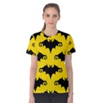 yellow bats Women s Cotton Tee