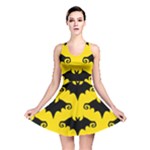 yellow bats Reversible Skater Dress