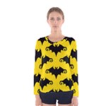 yellow bats Women s Long Sleeve Tee