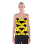 yellow bats Spaghetti Strap Top