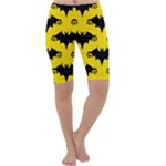 yellow bats Cropped Leggings 