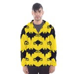 yellow bats Hooded Windbreaker (Men)