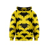 yellow bats Kids  Pullover Hoodie