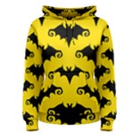 yellow bats Women s Pullover Hoodie