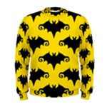 yellow bats Men s Sweatshirt