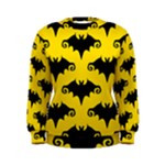 yellow bats Women s Sweatshirt