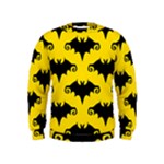 yellow bats Kids  Sweatshirt