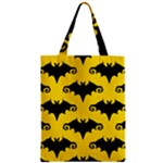 yellow bats Zipper Classic Tote Bag