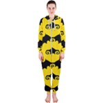 yellow bats Hooded Jumpsuit (Ladies)