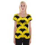 yellow bats Cap Sleeve Top