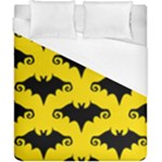 yellow bats Duvet Cover (California King Size)