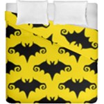 yellow bats Duvet Cover Double Side (King Size)