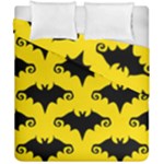 yellow bats Duvet Cover Double Side (California King Size)