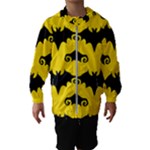 yellow bats Hooded Windbreaker (Kids)