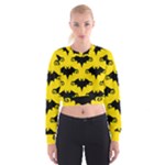 yellow bats Cropped Sweatshirt