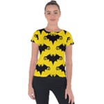 yellow bats Short Sleeve Sports Top 