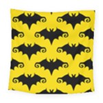 yellow bats Square Tapestry (Large)