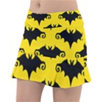 yellow bats Tennis Skirt