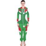 Christmas Santa Beard Hooded Jumpsuit (Ladies)