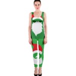 Christmas Santa Beard One Piece Catsuit