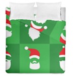 Christmas Santa Beard Duvet Cover Double Side (Queen Size)