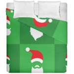 Christmas Santa Beard Duvet Cover Double Side (California King Size)