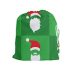 Christmas Santa Beard Drawstring Pouch (XL)