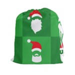 Christmas Santa Beard Drawstring Pouch (XXL)