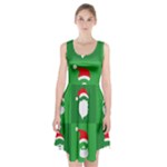 Christmas Santa Beard Racerback Midi Dress