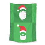 Christmas Santa Beard Small Tapestry