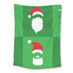 Christmas Santa Beard Medium Tapestry